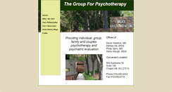 Desktop Screenshot of groupforpsychotherapy.com